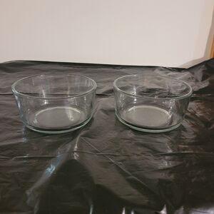 Anchor Hocking 4 Cup/1 Qt Clear Glass Prep Bowl microwave safe No Lid